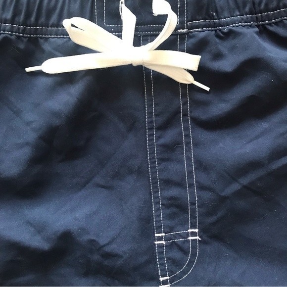 New Open Ocean Trails Trunks Navy & White Pockets Drawstring Size XL - Picture 2 of 8